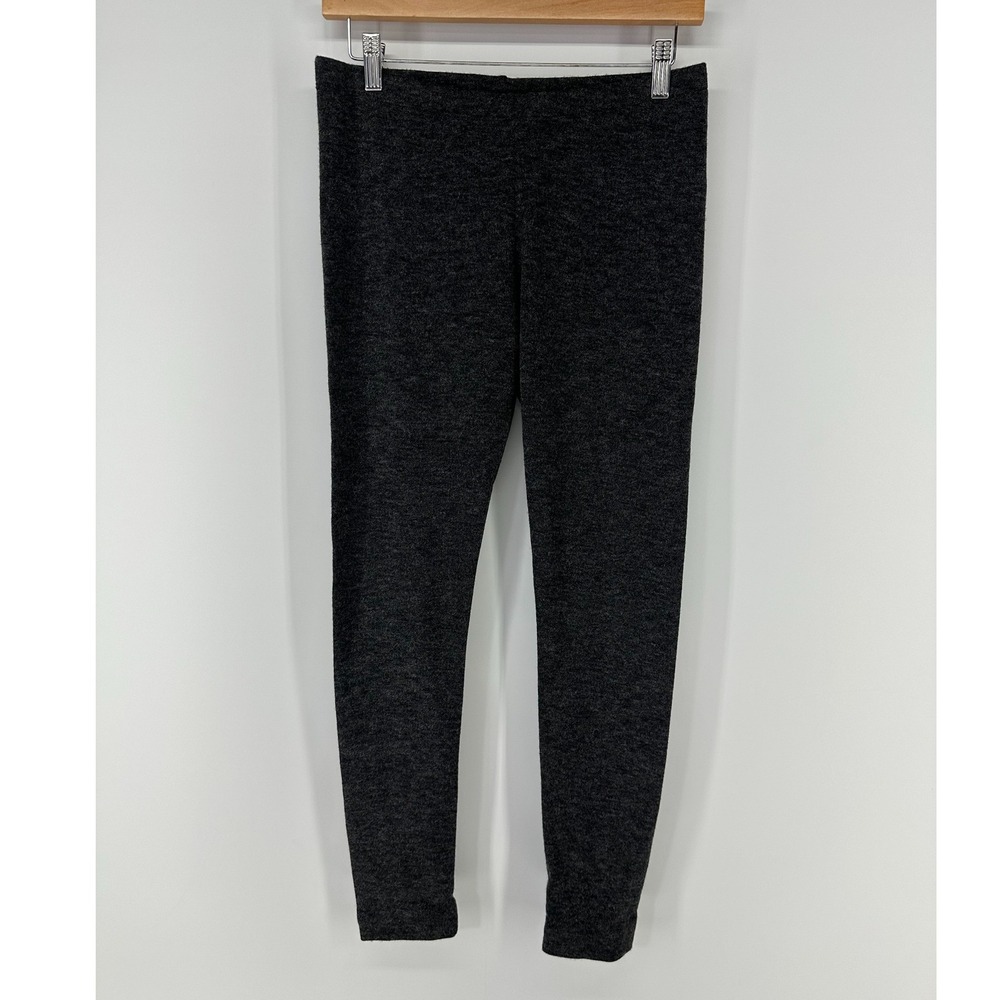 LA Hearts Leggings Womens Medium Charcoal Gray Knit Stretch Soft Casual Slim Fit